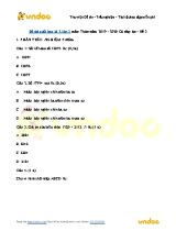 Đề thi Cuối học kì II môn Toán Lớp 3 - Đề số 3 - Năm học 2019-2020 (Có đáp án)
